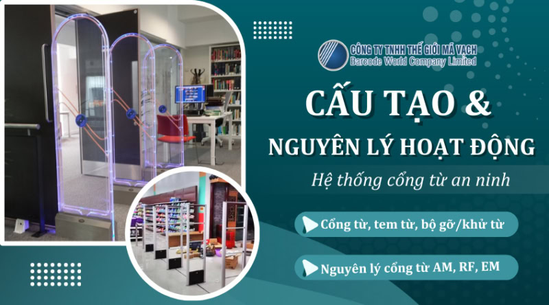 Cấu tạo, nguyên lý hoạt động của hệ thống cổng từ an ninh