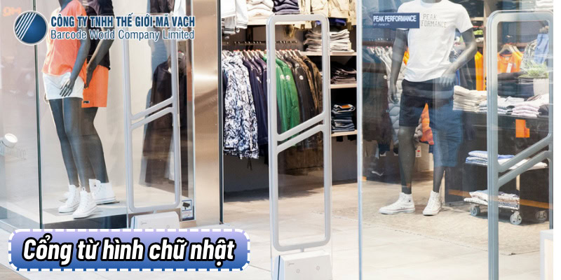 Cổng từ an ninh hình chữ nhật có giá thành phải chăng