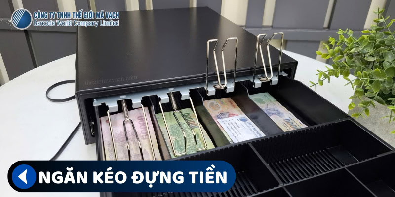 Ngăn kéo đựng tiền (Cash Drawer) là thiết bị lưu trữ và phân loại tiền