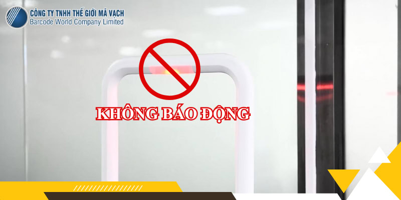 Cổng từ an ninh gặp lỗi không báo động