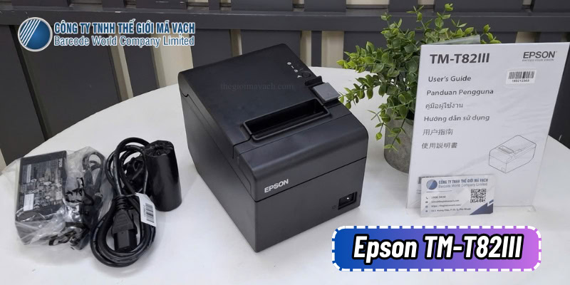 Máy in bill Epson TM-T82III đa dạng cổng kết nôi