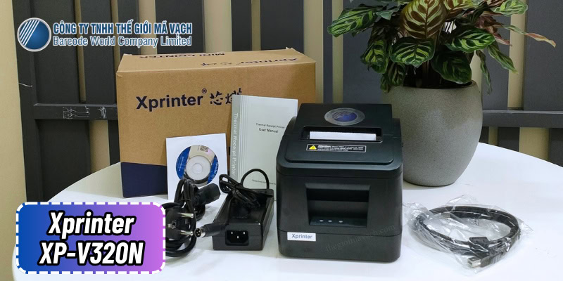 Máy in bill Xprinter XP-V320N có sẵn cổng LAN