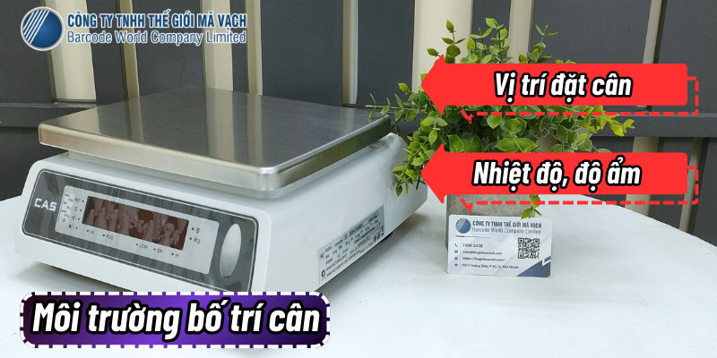 Môi trường bố trí cân điện tử