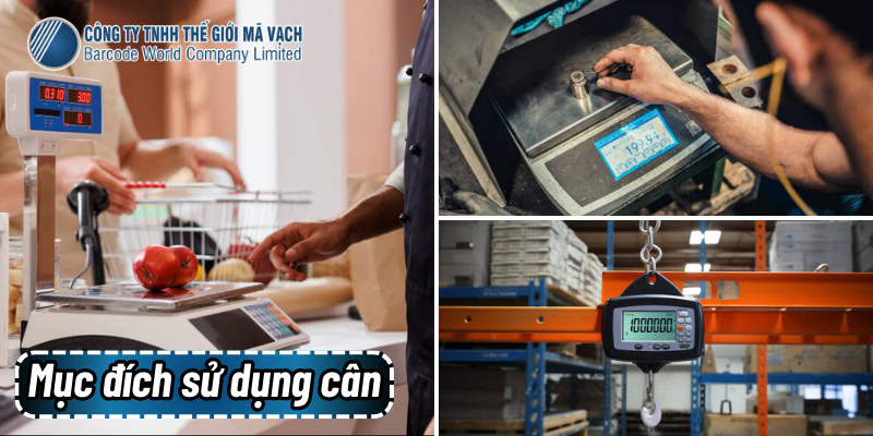 Mục đích sử dụng cân điện tử