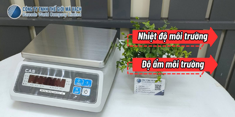 Nhiệt độ và độ ẩm môi trường ảnh hưởng ảnh hưởng đến độ chính xác của cân điện tử