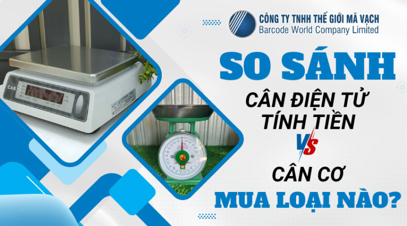 So sánh cân điện tử tính tiền và cân cơ: Mua loại nào?