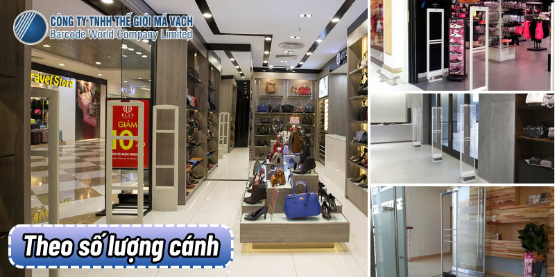 So sánh cổng từ an ninh theo số lượng cánh