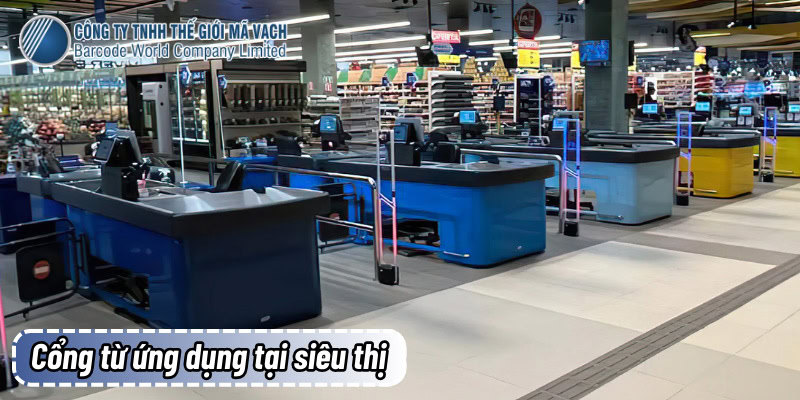 Ứng dụng cổng từ an ninh tại siêu thị