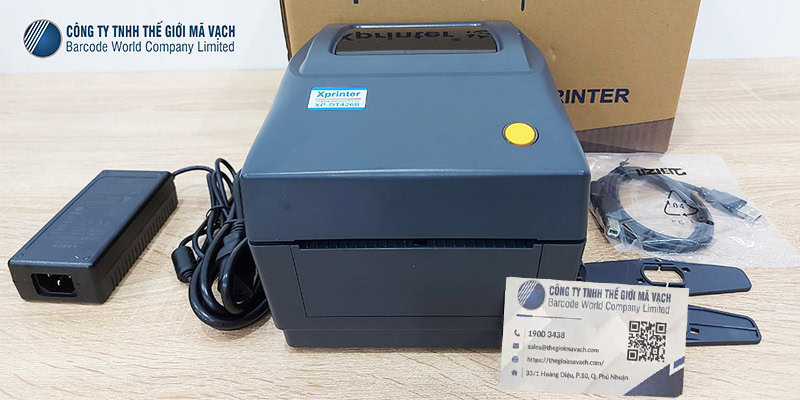 Máy in mã vạch Xprinter DT426B công nghệ in nhiệt trực tiếp