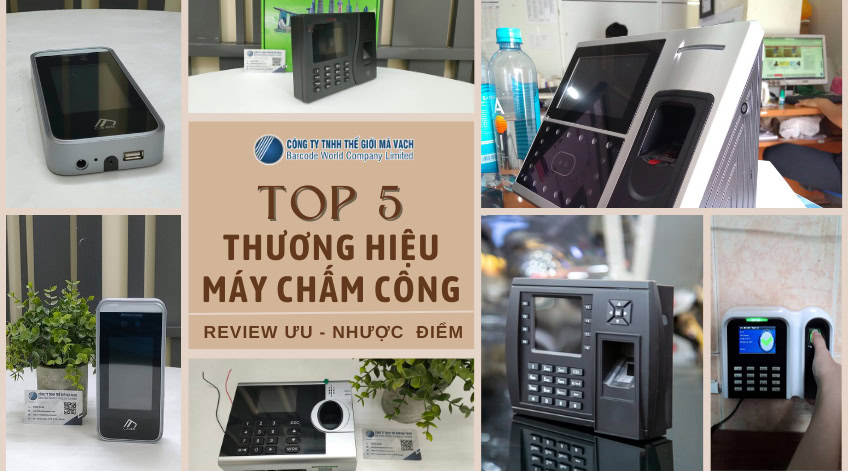 Review 5 thương hiệu máy chấm công doanh nghiệp tin dùng