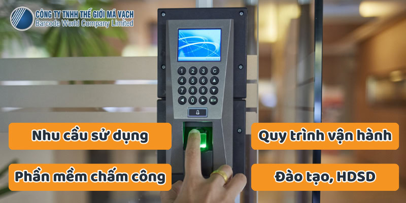 Nhiều yếu tố ảnh hưởng đến hiệu quả của máy chấm công