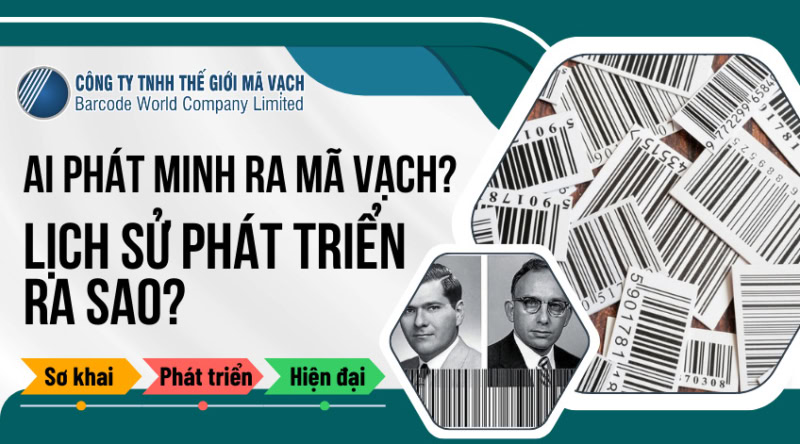 Ai phát minh ra mã vạch? Lịch sử phát triển ra sao?
