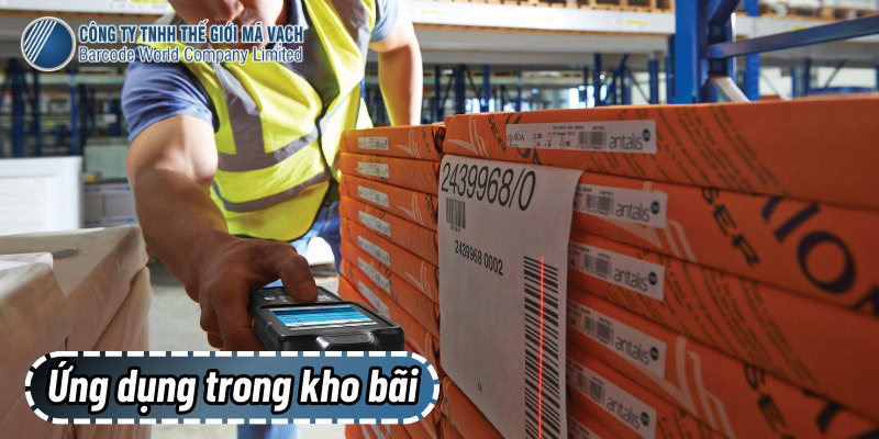 Mã vạch ứng dụng trong kho bãi