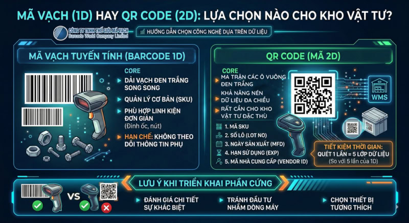 Lợi ích của QR code trong quản lý nguyên vật liệu Lợi ích của QR code trong quản lý nguyên vật liệu