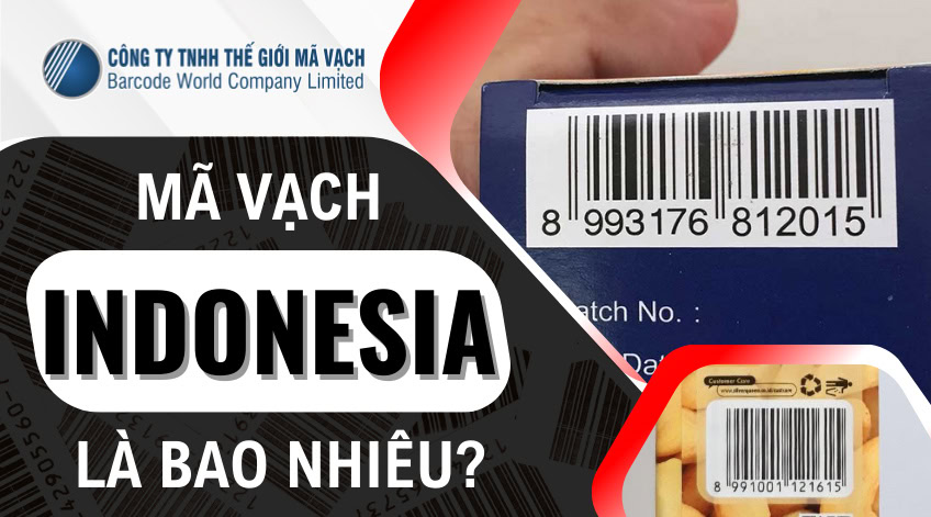 Mã vạch Indonesisa: Đầu số 899 và cách đọc, cách kiểm tra