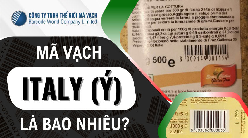 Mã vạch Italy (Ý) là bao nhiêu? 3 cách check đơn giản