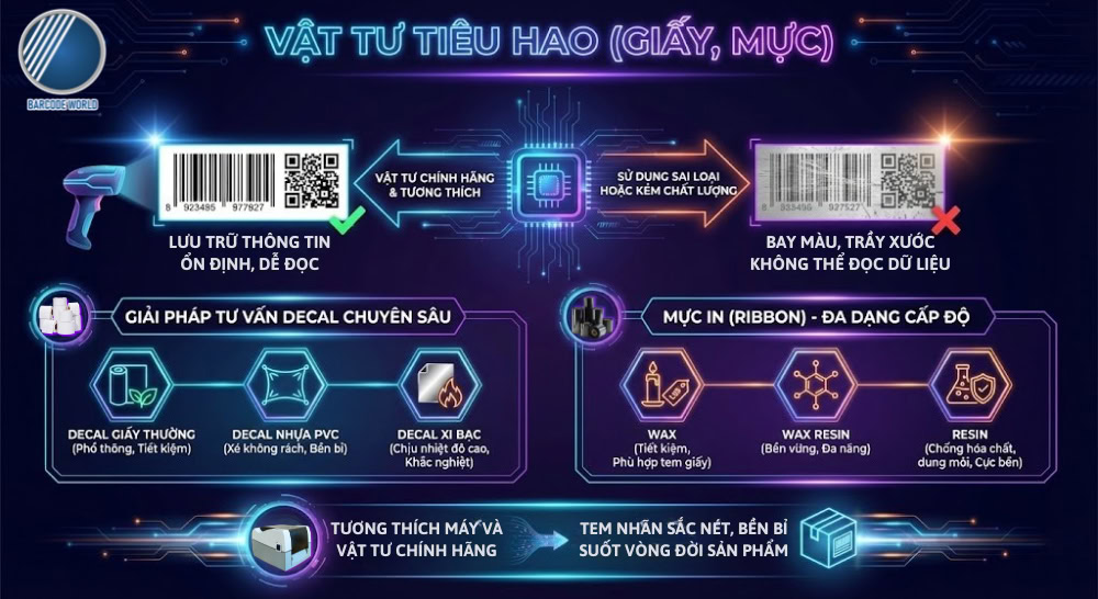 Vật tư tiêu hao (Giấy, Mực) Vật tư tiêu hao (Giấy, Mực)