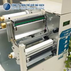 Máy in mã vạch công nghiệp RING 4024PEC 600dpi in tem sắc nét