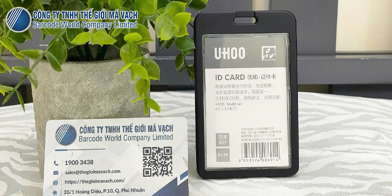 Bao đựng thẻ Uhoo 6638 có 2 mặt trong suốt