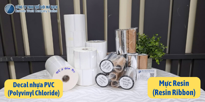 Decal nhựa PVC và mực in resin là sự kết hợp tuyệt đối khi in tem đông lạnh