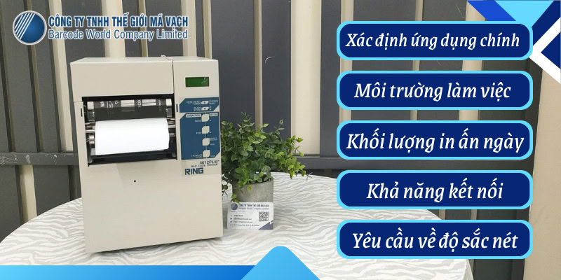 Checklist để lựa chọn máy in tem nhãn y tế phù hợp