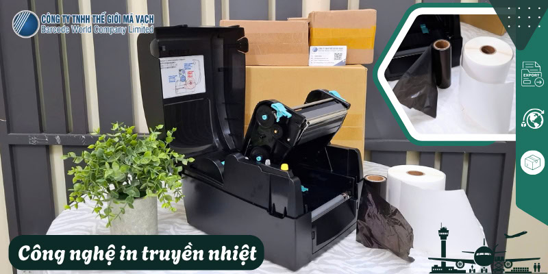 Máy in tem thùng hàng xuất khẩu phải dùng công nghệ in truyền nhiệt
