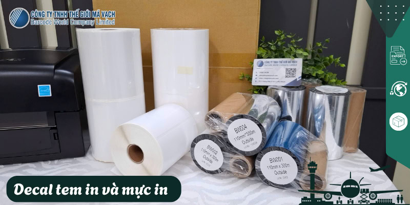 Chọn decal và mực in chống chịu được môi trường khắc nghiệt khi in tem xuất khẩu