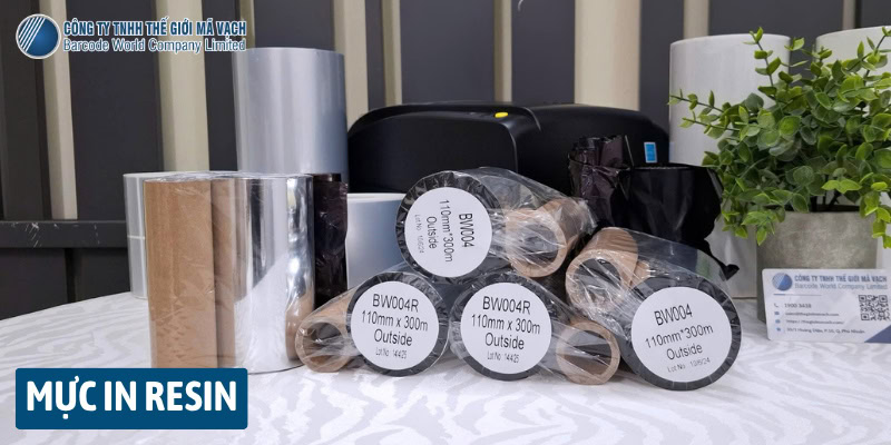 Mực in Resin ̣(BW004, BW004R) gốc nhựa cho độ bám dính tốt khi in tem chống nước