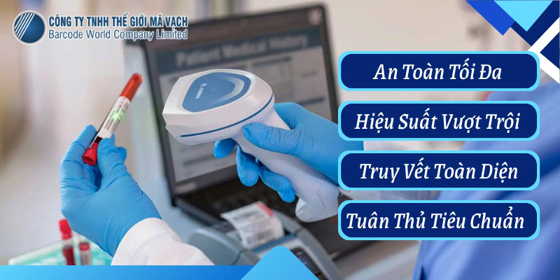 Hệ thống mã vạch cung cấp giải pháp định danh mạnh mẽ