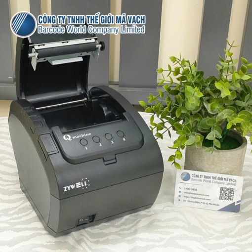 Máy in số thứ tự Zywell ZY307Q mang công nghệ in nhiệt