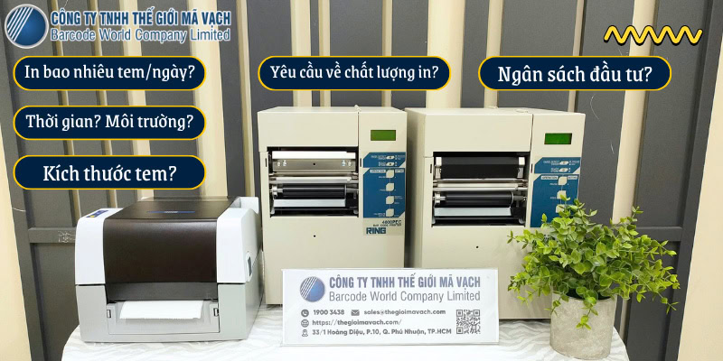 5 câu hỏi cần giải đáp để chọn máy in mã vạch phù hợp