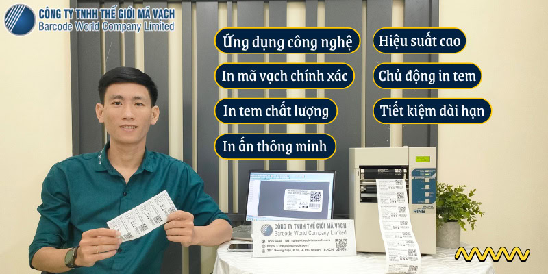 7 lợi ích khi doanh nghiệp của bạn máy in mã vạch