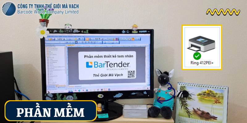 Phần mềm thiết kế và Driver là “bộ não” của hệ thống máy in mã vạch