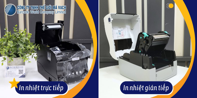 Chọn máy in tem trà sữa có công nghệ in phù hợp