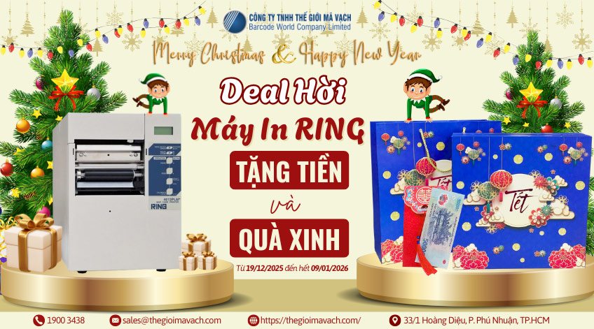 Deal Hời Máy In RING: Tặng Tiền Kèm Quà Xinh