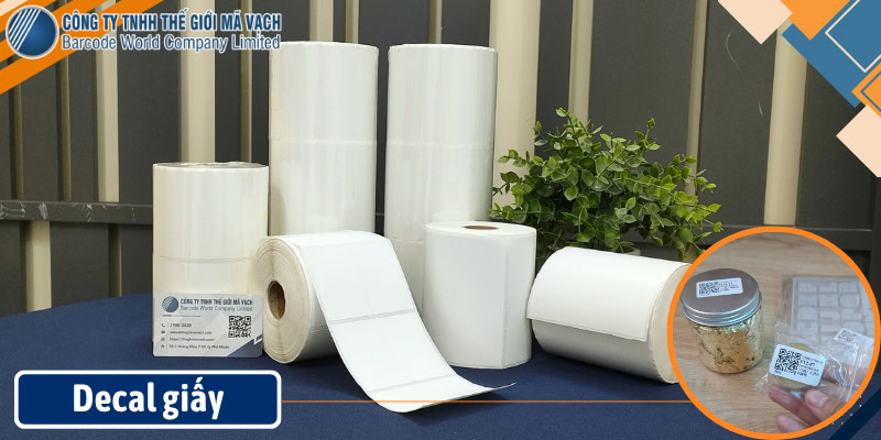 Decal giấy có thể xé rách, giá rẻ