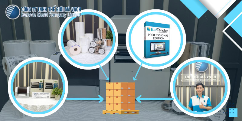 4 cốt lõi của giải pháp in tem pallet hoàn chỉnh