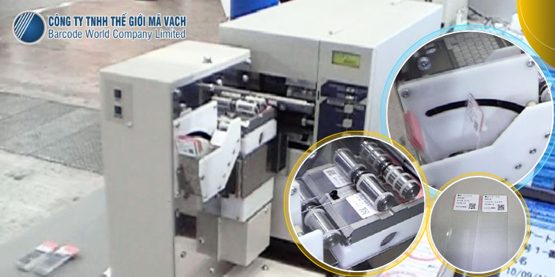 Dán tem ống nghiệm, slide tự động hoàn toàn