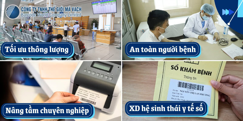 Máy in tem mã vạch mang lại nhiều lợi ích cho quầy tiếp đón
