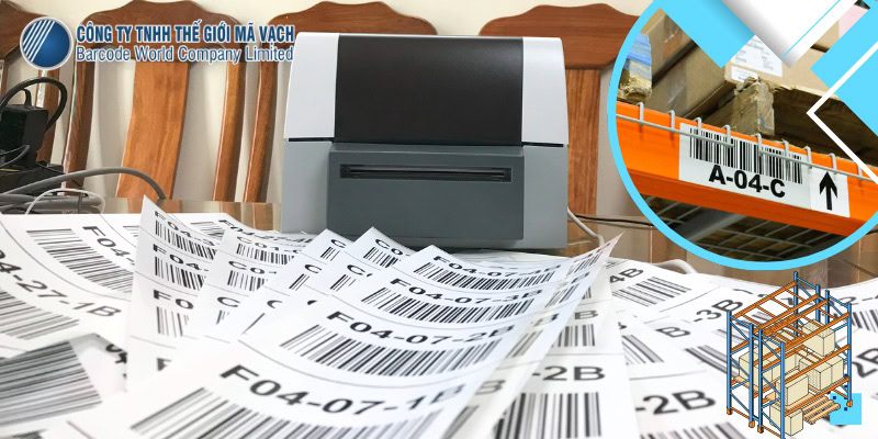 Máy in mã vạch là thiết bị cần thiết cho in tem pallet, kệ hàng hiệu quả