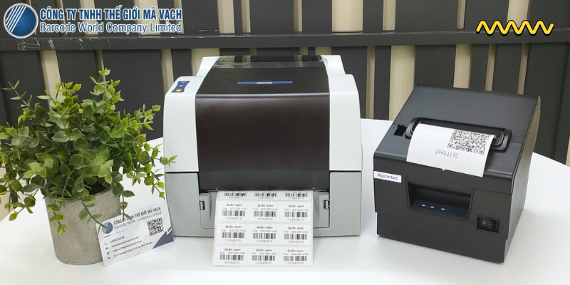 Máy in mã vạch và máy in hoá đơn không thể thay thế nhau