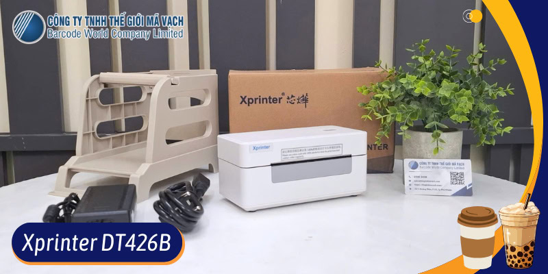 Máy in tem trà sữa Xprinter DT426B