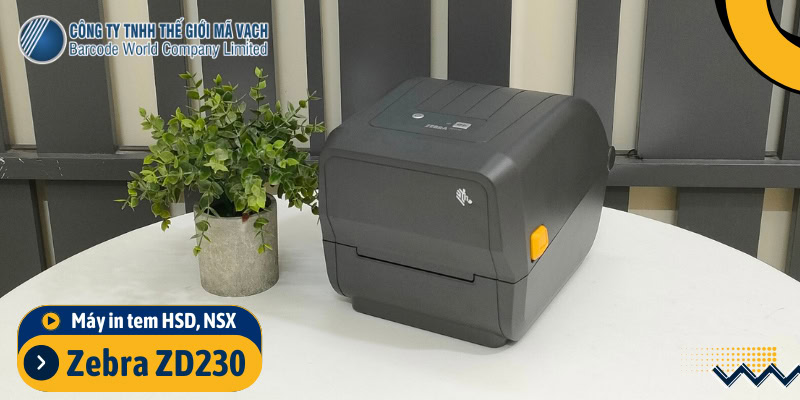 Máy in tem date Zebra ZD230