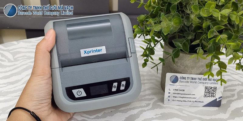 Máy in tem, hóa đơn Xprinter XP-P323B nhỏ gọn, trọng lượng nhẹ