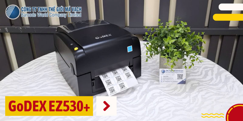 Máy in tem truy xuất nguồn gốc GoDEX EZ530+