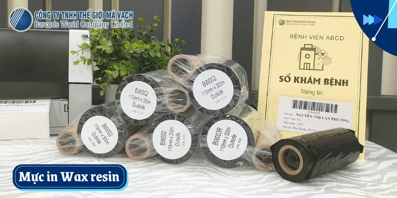 Mực in wax resin góp phần tối ưu độ bền thông tin in tem sổ khám bệnh