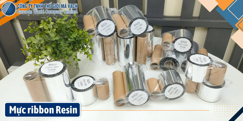 Mực ribbon Resin cấu tạo từ nhựa