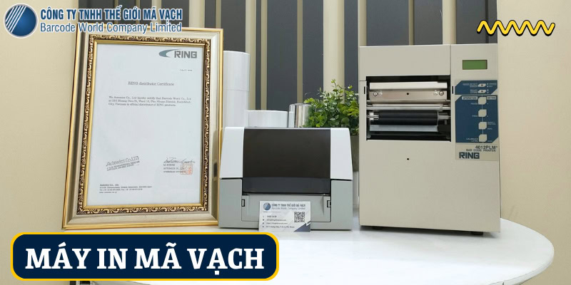 Máy in mã vạch là thành phần cốt lõi hoàn thiện hệ thống này