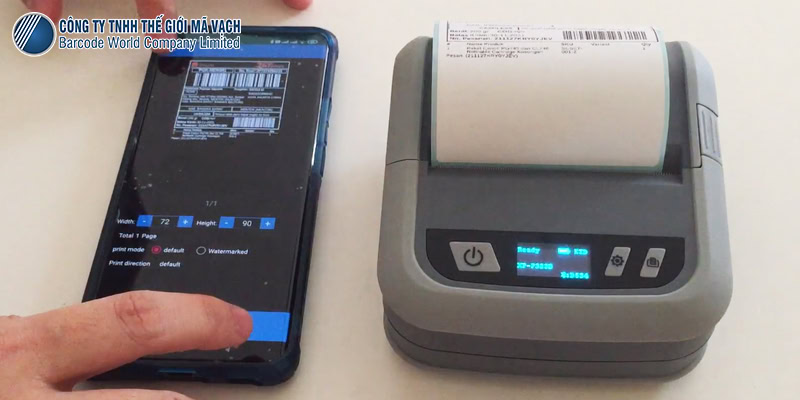 Xprinter XP-P323B kết nối không dây thuận tiện
