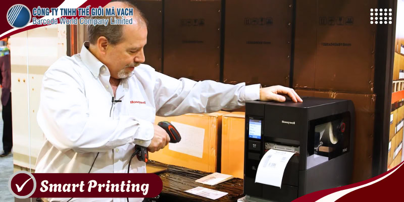 Máy in Honeywell hoạt động độc lập nhờ công nghệ in thông minh